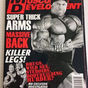 Muscular Development Magazine Volume 43, #4 April 2006 Super Thick Arms!
